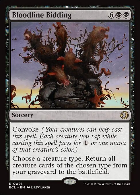 血統の召集/Bloodline Bidding [ECL]
