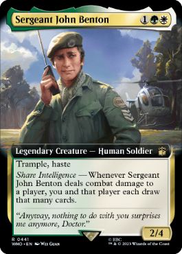 ジョン・ベントン伍長/Sergeant John Benton [WHO-BF][拡張アート]