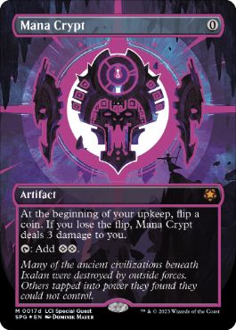 魔力の墓所/Mana Crypt [SPG] [FOIL][ネオンインク][紫][017d]