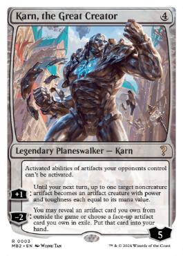 大いなる創造者、カーン/Karn, the Great Creator[MB2]