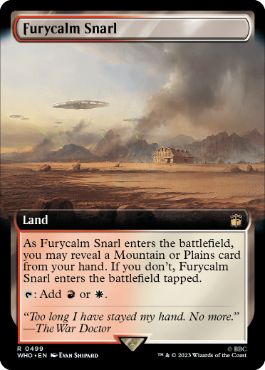 怒静の交錯/Furycalm Snarl [WHO-BF][拡張アート][FOIL]