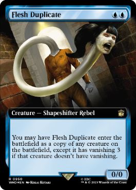 フレッシュの複製体/Flesh Duplicate [WHO][FOIL][拡張アート]