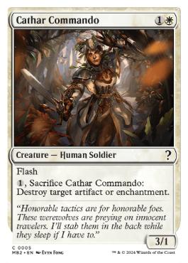 聖戦士の奇襲兵/Cathar Commando[MB2]