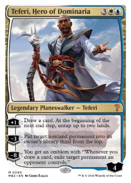 ドミナリアの英雄、テフェリー/Teferi, Hero of Dominaria[MB2]