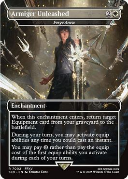 真・ファントムソード/Armiger Unleashed 《再鍛造/Forge Anew》 [Secret Lair][FOIL]