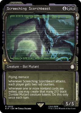 金切り声のスコーチビースト/Screeching Scorchbeast [PIP-BF][ショーケース][FOIL]