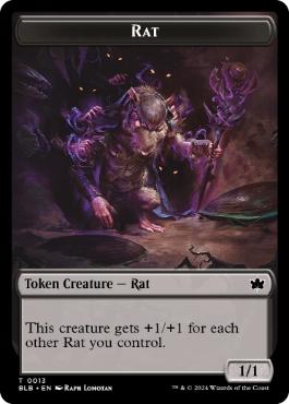 ネズミトークン/Rat Token [BLB]