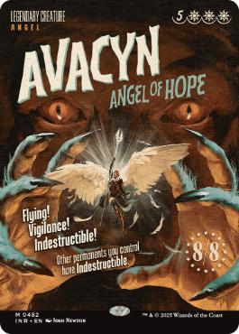 希望の天使アヴァシン/Avacyn, Angel of Hope [INR-BF][ボーダーレス][FOIL]