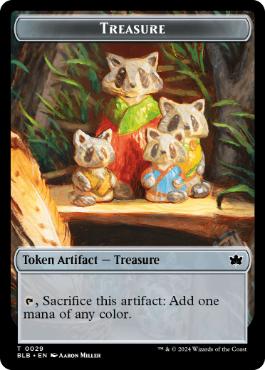 宝物トークン/Treasure Token [BLB][FOIL]