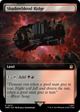 シャドーブラッドの尾根/Shadowblood Ridge [WHO-BF][拡張アート]
