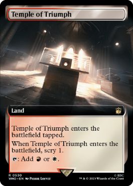 凱旋の神殿/Temple of Triumph [WHO-BF][拡張アート][FOIL]
