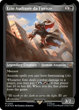 エツィオ・アウディトーレ・ダ・フィレンツェ/Ezio Auditore da Firenze [ACR-BF][FOIL][エッチング]