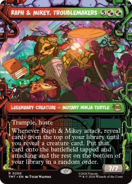トラブルメーカー、ラフとマイキー/Raph & Mikey, Troublemakers [TMT-BF][ショーケース][FOIL]