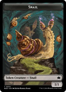 カタツムリトークン/Snail Token [BLB][FOIL]