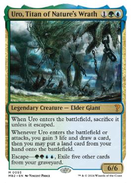 自然の怒りのタイタン、ウーロ/Uro, Titan of Nature's Wrath[MB2]