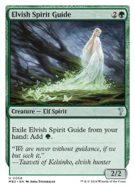 エルフの指導霊/Elvish Spirit Guide[MB2]