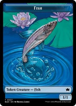 魚トークン/Fish Token [BLB][FOIL]