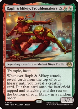 トラブルメーカー、ラフとマイキー/Raph & Mikey, Troublemakers [TMT][FOIL]