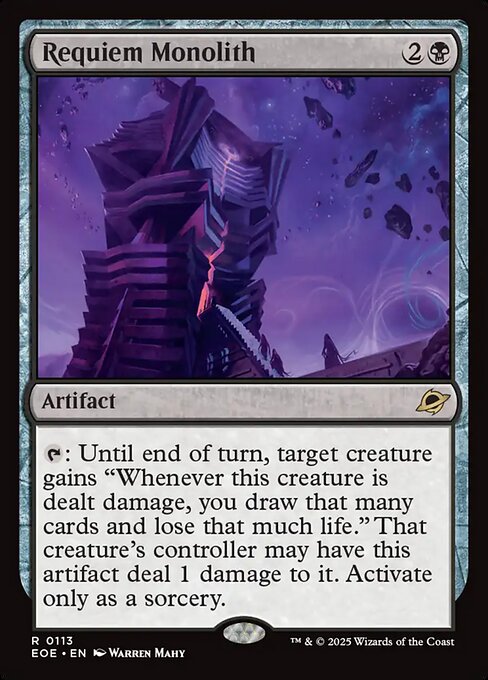 レクイエムのモノリス/Requiem Monolith [EOE][FOIL]