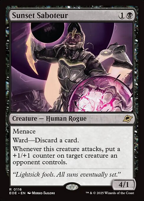 黄昏の妨害工作員/Sunset Saboteur [EOE][FOIL]