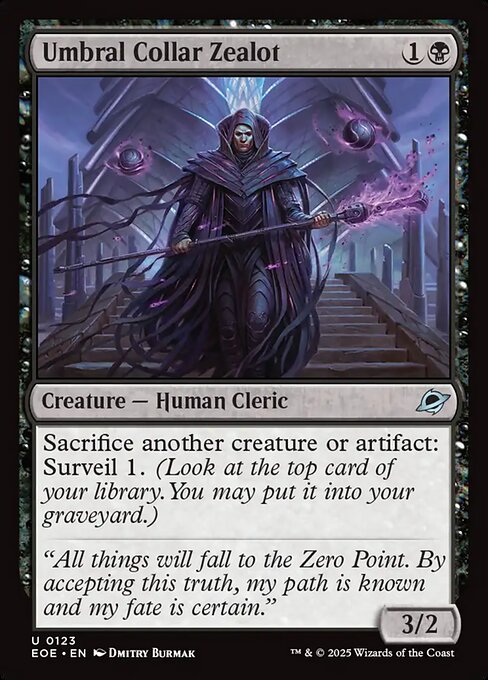 影の帯の盲信者/Umbral Collar Zealot [EOE][FOIL]