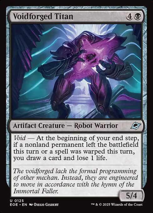 ヴォイド鍛えのタイタン/Voidforged Titan [EOE][FOIL]