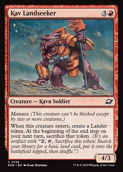 カヴの新天地探し/Kav Landseeker [EOE][FOIL]