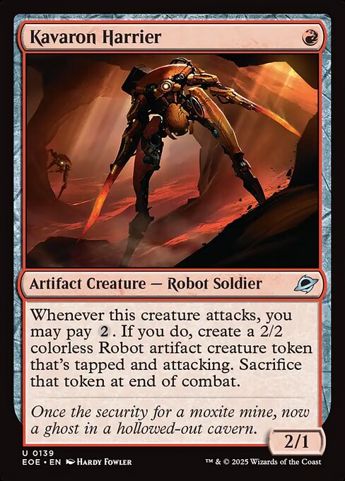 カヴァーロンの侵略機/Kavaron Harrier [EOE][FOIL]