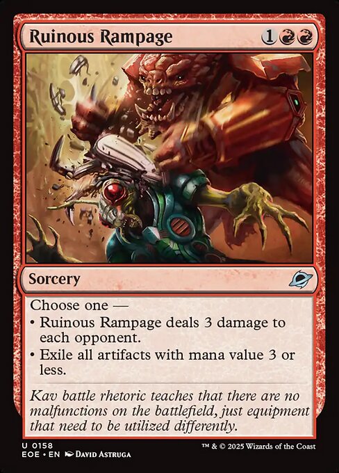 壊滅的猛威/Ruinous Rampage [EOE][FOIL]