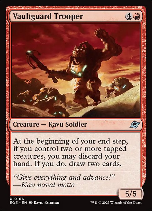 保管庫守りの強兵/Vaultguard Trooper [EOE][FOIL]