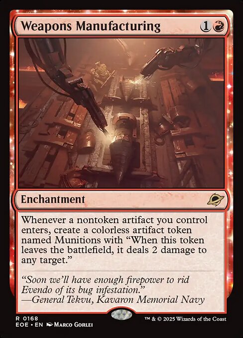 武器製造/Weapons Manufacturing [EOE][FOIL]