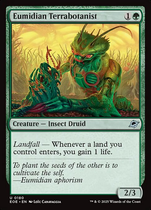 ユーミディアンの惑星植物学者/Eumidian Terrabotanist [EOE][FOIL]
