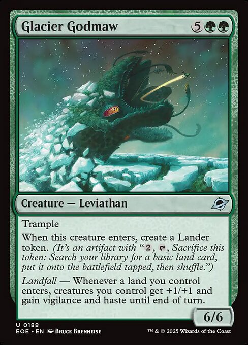 氷河の神大口/Glacier Godmaw [EOE][FOIL]