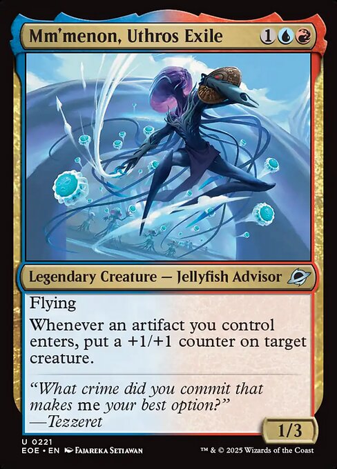 ウスロスを追われし者、ムメノン/Mm'menon, Uthros Exile [EOE][FOIL]