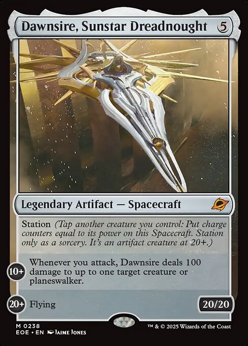 サンスターの弩級艦、ドーンサイアー/Dawnsire, Sunstar Dreadnought [EOE][FOIL]