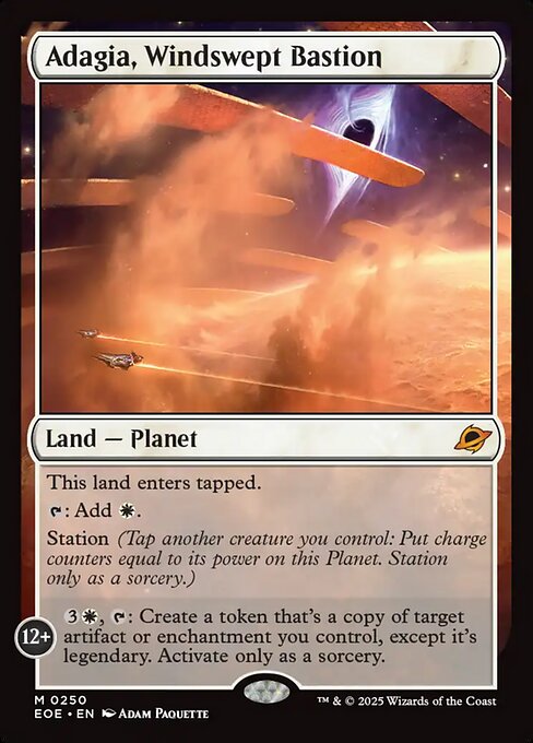 吹きさらしの要塞、アダージア/Adagia, Windswept Bastion [EOE][FOIL]