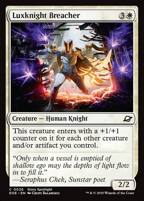 光明騎士の突破者/Luxknight Breacher [EOE][FOIL]