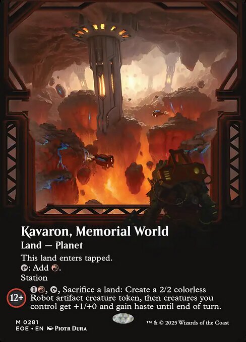 記念の星、カヴァーロン/Kavaron, Memorial World [EOE-BF][ボーダーレス][FOIL]