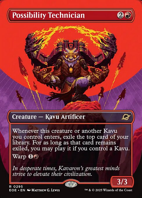可能性の技師/Possibility Technician [EOE-BF][ボーダーレス][FOIL]