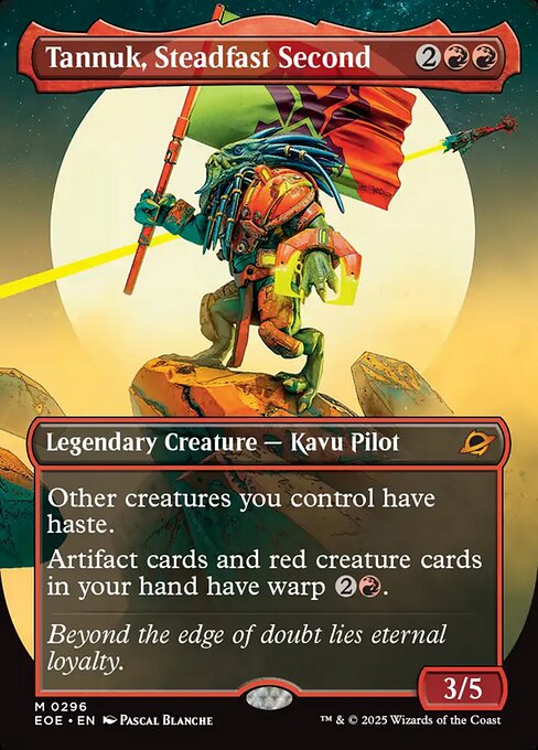 不動の副司令官、タヌーク/Tannuk, Steadfast Second [EOE-BF][ボーダーレス][FOIL]