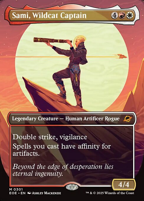 ワイルドキャット隊長、サミ/Sami, Wildcat Captain [EOE-BF][ボーダーレス][FOIL]
