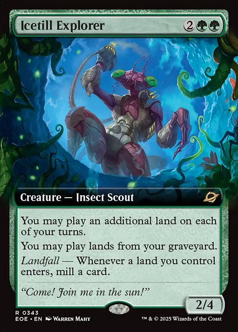 氷耕しの探検家/Icetill Explorer [EOE-BF][拡張アート][FOIL]