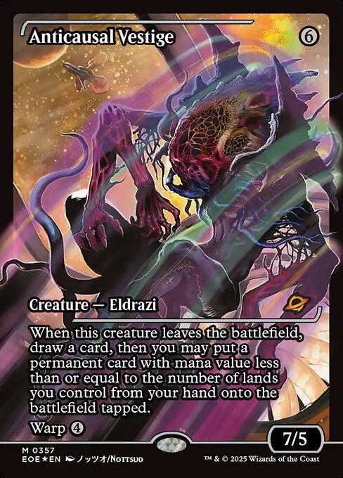 反因果の残留/Anticausal Vestige [EOE-BF][ショーケース][FOIL]