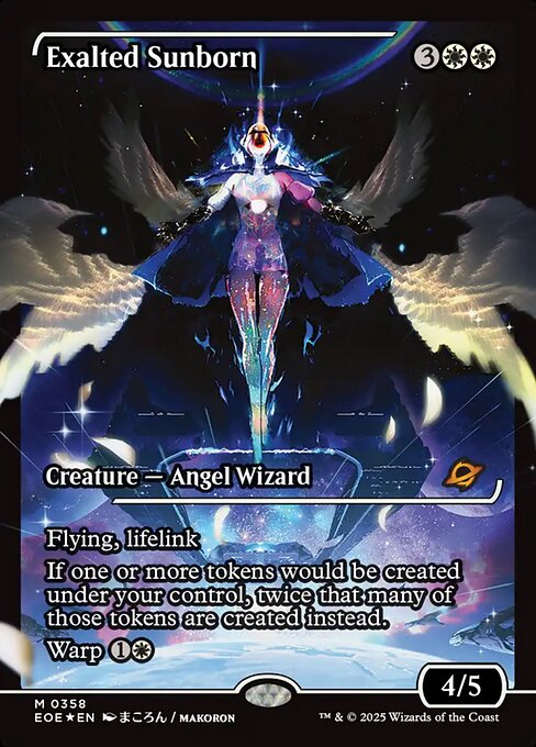 喜びあふれる太陽生まれ/Exalted Sunborn [EOE-BF][ショーケース][FOIL]