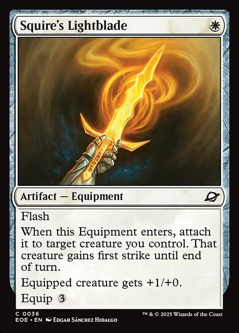 従者の光剣/Squire's Lightblade [EOE][FOIL]
