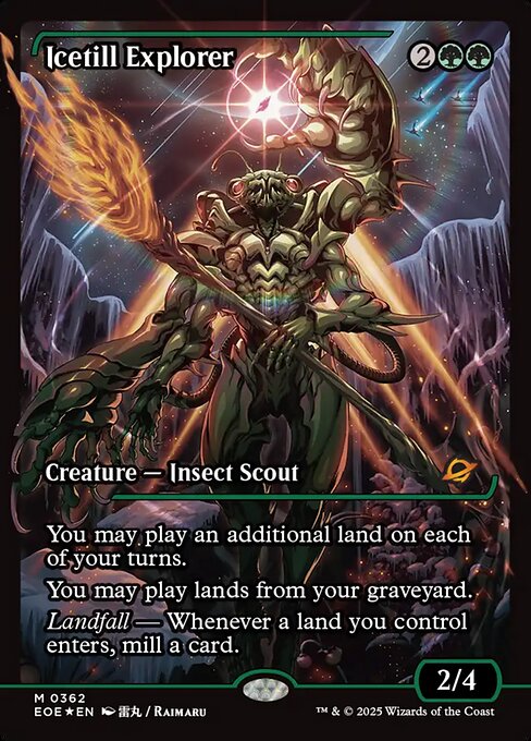氷耕しの探検家/Icetill Explorer [EOE-BF][ショーケース][FOIL]