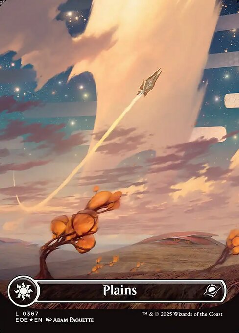 平地/Plains [EOE][ボーダーレス][FOIL][ギャラクシー]