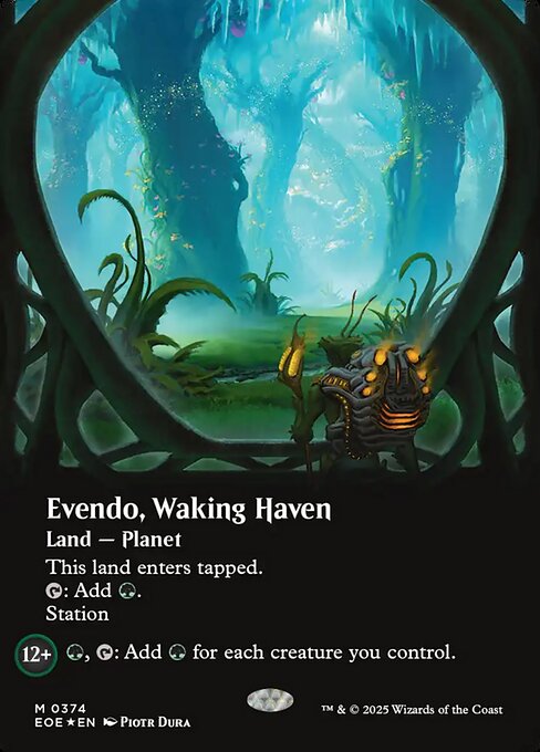目覚めの安息地、エヴェンド/Evendo, Waking Haven [EOE-BF][ボーダーレス][FOIL][ギャラクシー]