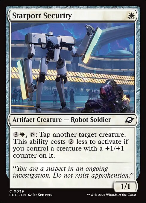 スターポートの警備機/Starport Security [EOE][FOIL]