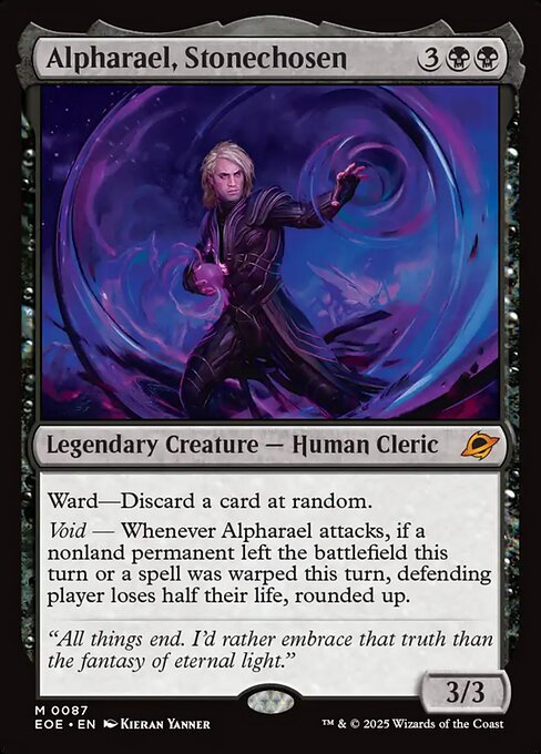 石に選ばれし者、アルファラエル/Alpharael, Stonechosen [EOE][FOIL]